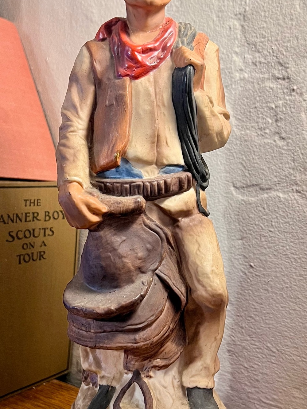 Vintage 1969 Lionstone Decorative Decanter The Cowboy